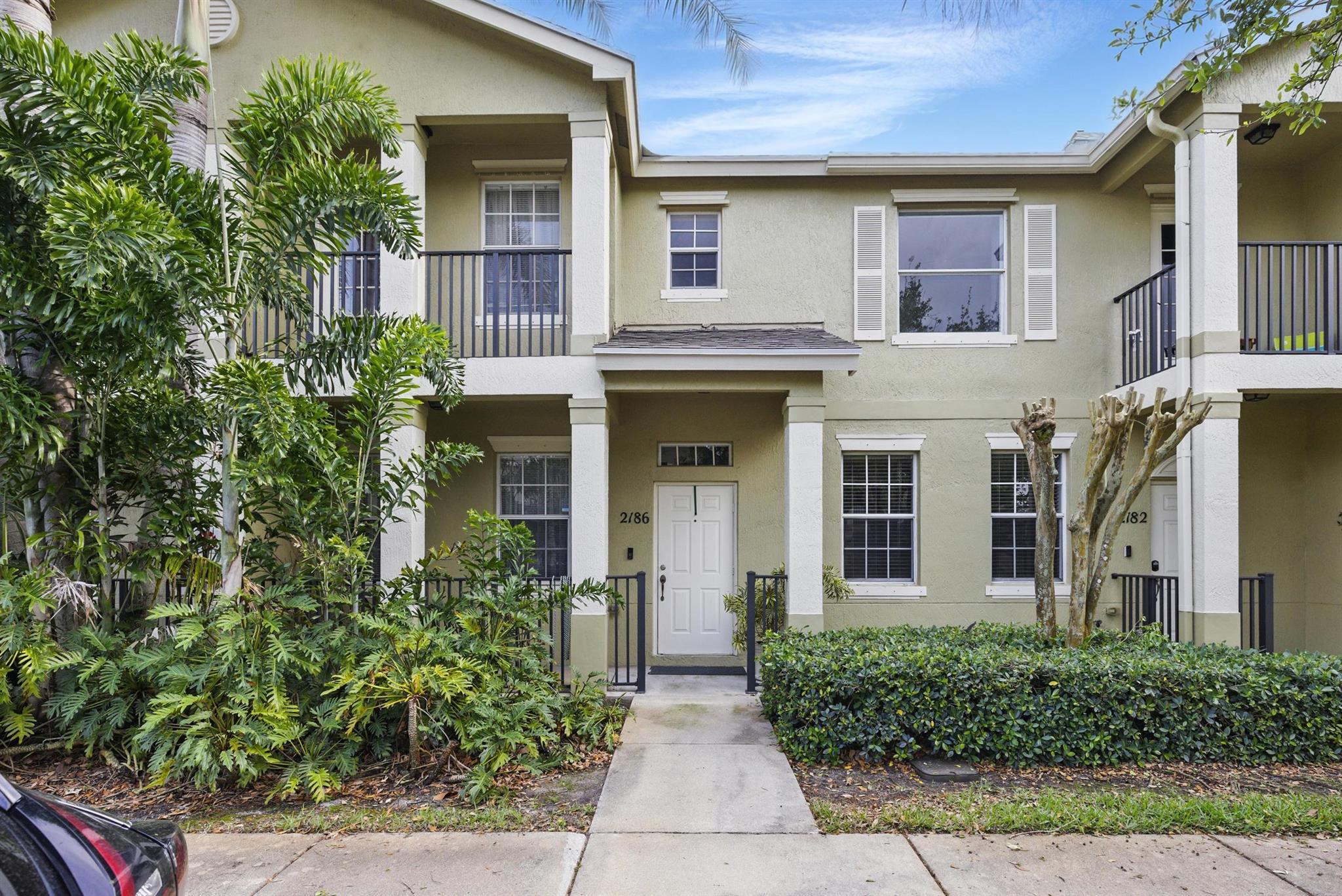 Spacious 3/2.5 Townhome with 1-Car Garage in East Lake Village CommunityThis well-maintained townhome in the desirable East Lake Village community offers low maintenance fees. The first floor features an eat-in kitchen with tile flooring throughout, and half-bathroom. Carpeted going upstairs and bedrooms, with bathrooms and washer/dryer area featuring tile flooring. Master suite opens to a balcony. The Community has walking trails, a pool, a playground close to schools, shopping, hospital, and restaurants close to beaches, parks, and downtown Jensen Beach. HOA covers lawn services, cable, internet, pest control, exterior maintenance, pool, and sidewalks.