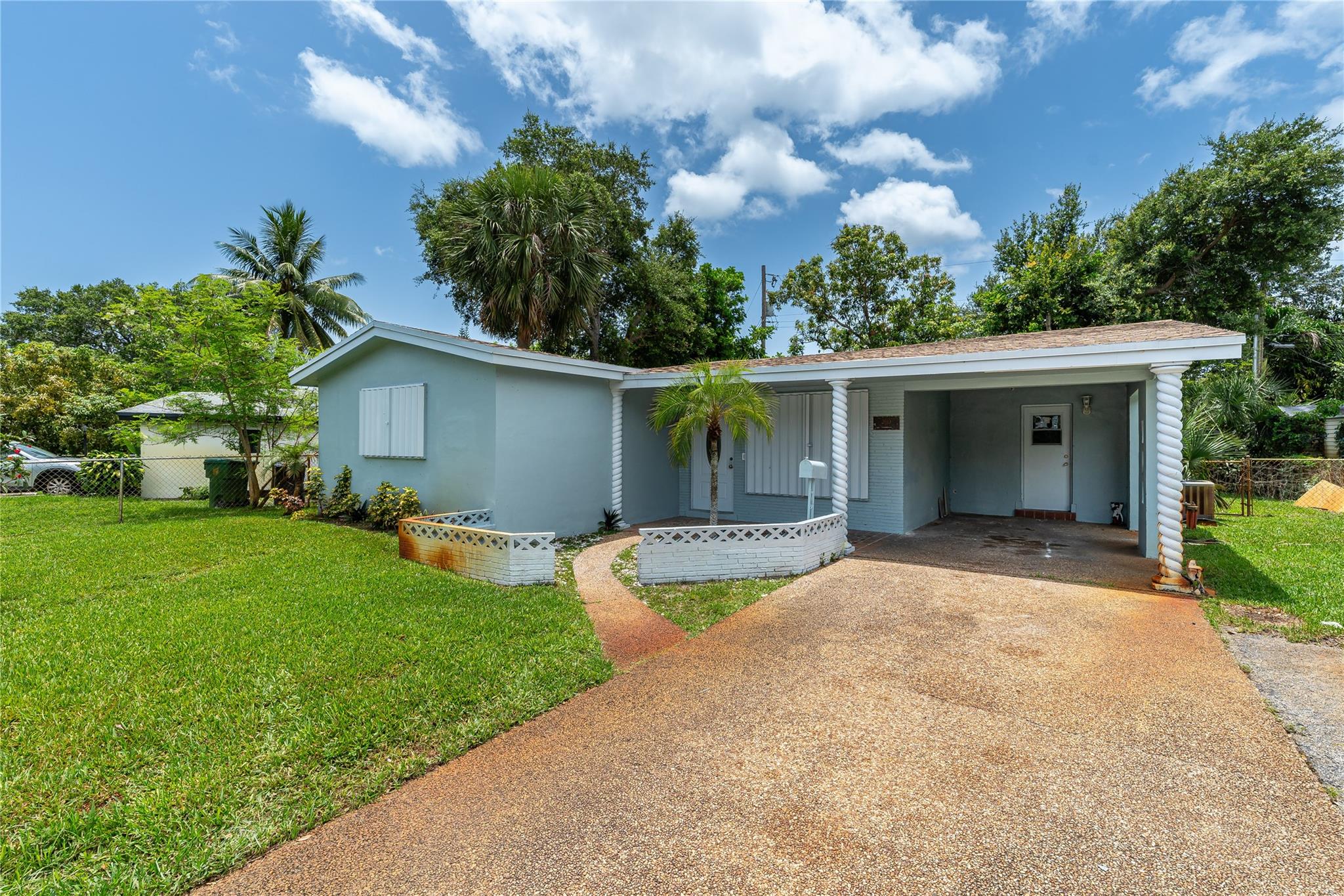 Welcome to your future home! This beautifully updated 3 bedroom, 2 bath single family residence in Lauderhill is everything you've been waiting for -and more. Thoughtfully renovated with comfort and style in mind, this home is the perfect blend of modern upgrades and everyday functionally. Brand new roof - fully permitted and ready to protect your investment for years to come, New Central Air conditioning, Stylish new bathrooms - Freshly remodeled with contemporary finishes and fixtures, Modern Kitchen w/new appliances, New Hot Water Heater, New Windows all round except the front living room window, accordian storm shutters, spacious layout - ideal for families, remote workers, or anyone who loves open living! THE MIRROR W/WHITE TRIMMING WILL NOT CONVEY!!!