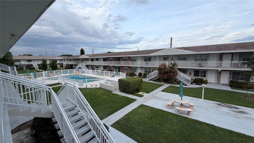 Beautifully  1 bed / 1 bath Condo offering 700 sq ft on the 2nd floor of a very well-kept complex. Features include granite countertops in the kitchen, beautiful flooring, a spacious layout, and abundant closet space. Enjoy relaxing pool views and easy access throughout the community. Ideally located east of US-1, close to shopping, dining, beaches, and major roads. A great opportunity in a prime location—move-in ready and impeccably maintained.