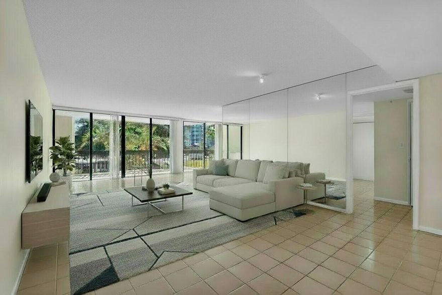 Embrace the Palm Beach lifestyle in this spacious all-ages 2-bedroom, 2-bath condo at the prestigious Lands of the President, Washington Towers. This bright 2nd-floor residence offers a large open floorplan with oversized rooms, generous walk-in closets, and plenty of storage. Enjoy two private balconies with sweeping views and the convenience of an in-unit washer/dryer. The full-service building features daily concierge (7 AM-8 PM), on-site management, 24 hour security, resort-style pool, fitness center, library, and social room. HOA includes water, cable, internet, security, and top-tier amenities. Prime location near I-95, beaches, Palm Beach Airport, and Downtown West Palm Beach. Fannie Mae/Freddie Mac approved for easy conventional financing..