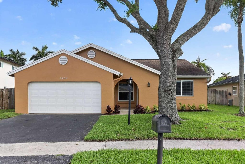 Photo of 1329 SW 151st Way, Sunrise, FL 33326 (MLS # B26039047)