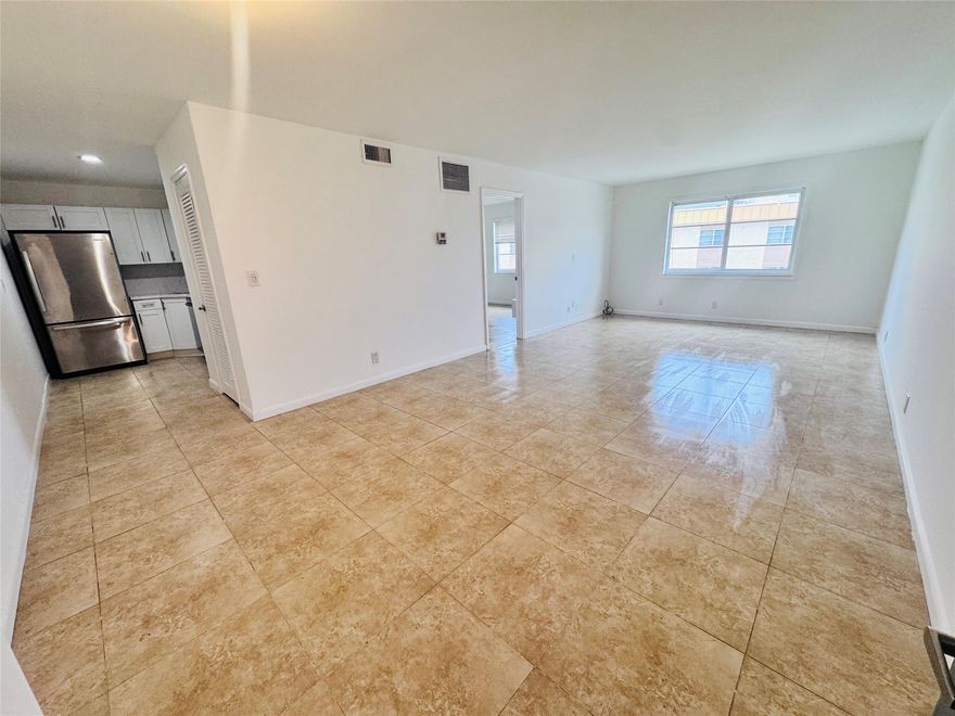 Step into this beautifully renovated one-bedroom condo on the second floor, where modern comfort meets effortless style. The sleek shaker kitchen features granite countertops and stainless-steel appliances, while tile flooring runs throughout for a clean, cohesive feel. Hurricane-rated windows add security and peace of mind. Enjoy access to an updated clubhouse with a pool table and a heated pool offering views of the tranquil Middle River. Convenience is key with abundant guest parking and one assigned parking space. Move-in is simple—first month’s rent and security deposit due at signing—and this home is ready for you today.