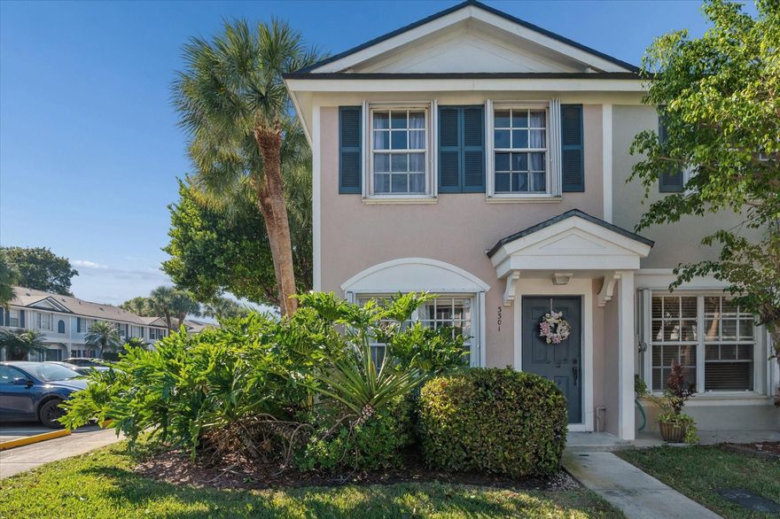 Welcome to Fiesta in Margate! This 2-bedroom, 1.5-bath townhome offers 1,100 sq ft of comfortable living with a smart two-story layout, brand-new A/C, new roof, and fresh exterior paint for added peace of mind. The first floor features tile flooring, an open living and dining area, and a bright kitchen with ample cabinet space. Upstairs, spacious bedrooms are filled with natural light. Enjoy your private screened patio, perfect for morning coffee or relaxing in the evening. Located in a gated community with tree-lined streets and a pool just steps away, offering easy, low-maintenance living.