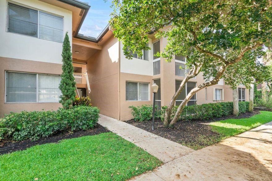 The BEST VALUE 1ST FLOOR CONDO. Rental in all of CORAL SPRINGS! This unit is MOVE-IN READY with a BRAND NEW AIR CONDITIONER * LAMINATE WOOD FLOORING in the Living and Dining Rooms * a LARGE BEDROOM with BRAND NEW LAMINATE WOOD FLOORING * a HUGE WALK-IN CLOSET * EN-SUITE BATHROOM with DOUBLE VANITIES * SHOWER/TUB COMBO. * WASHER and DRYER in unit * BIG ENCLOSED and SCREENED PATIO with EXTRA STORAGE CLOSET * AMENITIES INCLUDE POOL, HOT TUB, FITNESS CENTER, TENNIS COURTS and OUTDOOR BBQ * PET FRIENDLY * OK to LEASE 1st YEAR * and a PERFECT LOCATION near the MOVIE THEATER, SHOPPING, DINING, SAWGRASS EXPY. and UNIVERSITY DRIVE. 650+ Min. Credit Score per Association.
