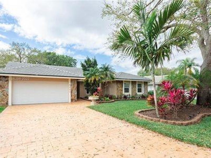 Turnkey investment opportunity in desirable Coral Springs! This tropical pool home features 3 bedrooms, 2 bathrooms, and a 2-car garage, along with impact windows for added security and insurance savings. Located in a highly sought-after area, this well-maintained single-family home offers strong rental appeal and long-term upside. Currently leased at $4,500 per month, providing immediate, reliable cash flow from day one. A perfect addition to any portfolio, this property combines lifestyle appeal with solid returns—ideal for the savvy investor seeking a stable, income-producing asset in a prime location.