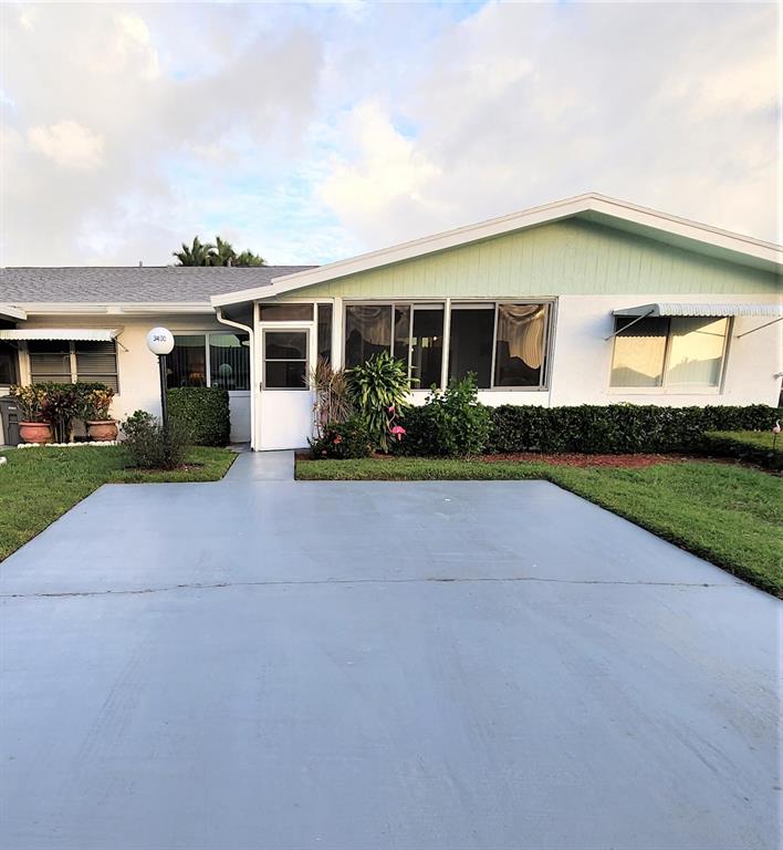 Beautiful Villa in the heart of WPB, close to Airport, Beaches, major highways, Shopping, Hospitals, Trains, City Place, Kravis Center and WPB Convention Center. Newly updated both bathrooms. New roof and high impact skylight 2021. High Impact Front Door Windows and Sliders 2019, freshly painted throughout, A/C 2018, Lanai Lexan Windows & Screens, New Appliances, Window Blinds, Furniture is included plus High Speed Internet and Cable. Nestled in the sought after gated Cypress Lakes Community a 55+ oasis with 18 Hole Golf Course included.