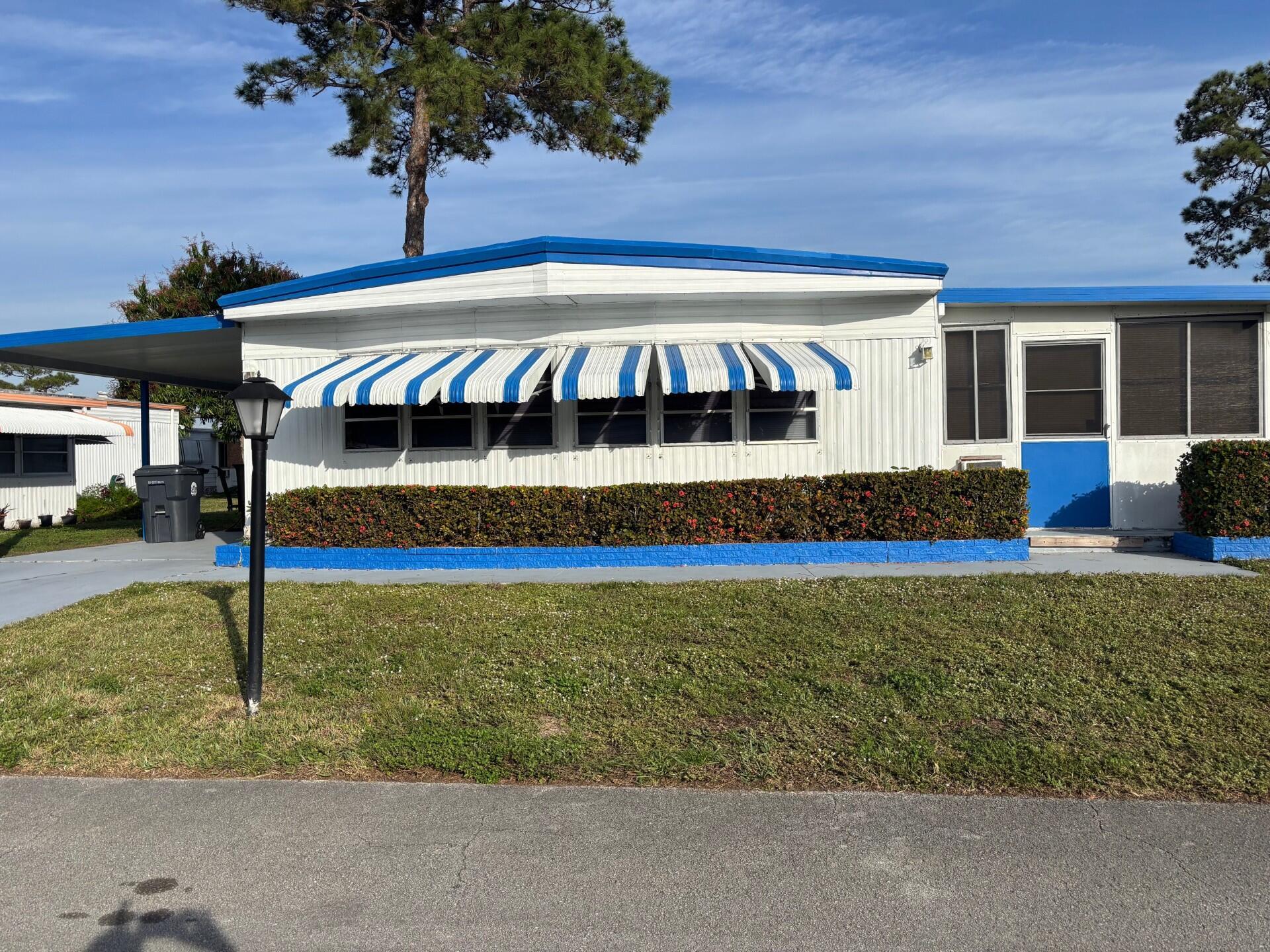 PRICE REDUCED!!!DON'T MISS THE OPPORTUNITY TO VIEW THIS SPACIOUS 2 BEDROOMS, 2 BATHS AND ENCLOSED FLORIDA ROOM WITH A SEPARATE ENTRANCE. VERY WELL MAINTAINED JUST WAITING FOR YOUR PERSONAL TOUCH. RECENT UPDATES INCLUDE NEW KITCHEN AND BOTH BATHROOMS LAMINATED FLOOR AND NEW SHOWER ON MASTER BATH. MARALAGO CAY IS A QUIET 55+ COMMUNITY IN LANTANA. THIS IS A LUXURY MOBILE HOME PARK AND YOU ARE ALLOWED TO PARK YOUR BOAT. THE LOCATION IS CLOSED TO MAJOR AIRPORTS, HOSPITALS, MAJOR HIGHWAYS, SHOPPING MALLS, RESTAURANTS AND ETC. LOT RENTAL $1,303 INCUDING WATER, SEWER AND ALL AMENITIES. BRING YOUR OFFER.