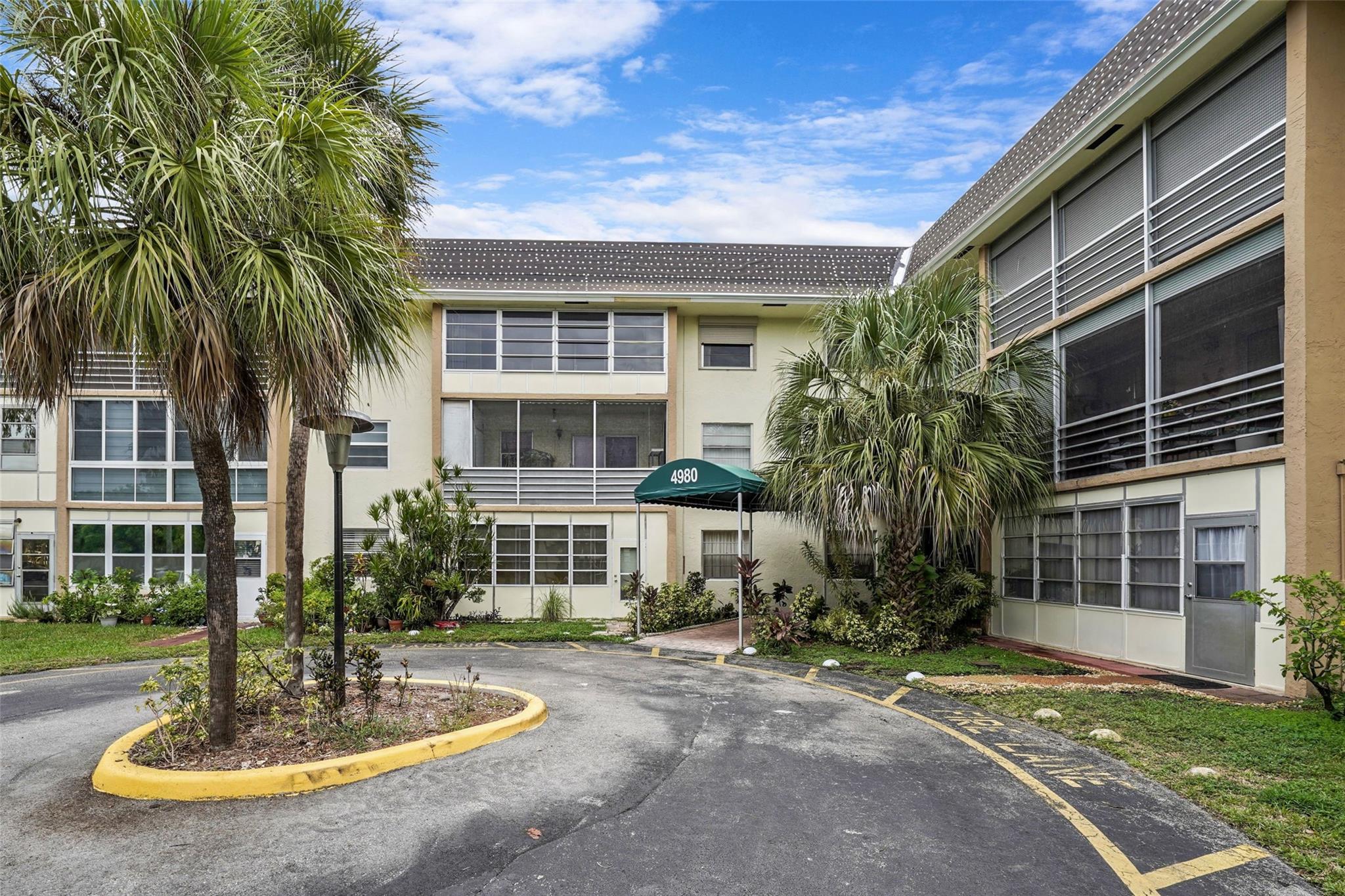 Spacious 2BD/2BA Condo in 55+ Sabal Palm Village Priced for sale! Enjoy comfortable living in this bright and spacious 2-bedroom, 2-bathroom condo located on the 3rd floor of the desirable 55+ Community at Sabal Palm Village. This home features an open-concept layout, a large living room, & a private screened balcony perfect for relaxing. The unit is finished with ceramic tile throughout and boasts a generously sized master bedroom with walk-in closet. Additional highlights include an extra storage room, plus a convenient laundry room on each floor. The community  offers fantastic amenities within walking distance: clubhouse, pool, fitness center, sauna, tennis courts, billiards, and more. With low maintenance fees.