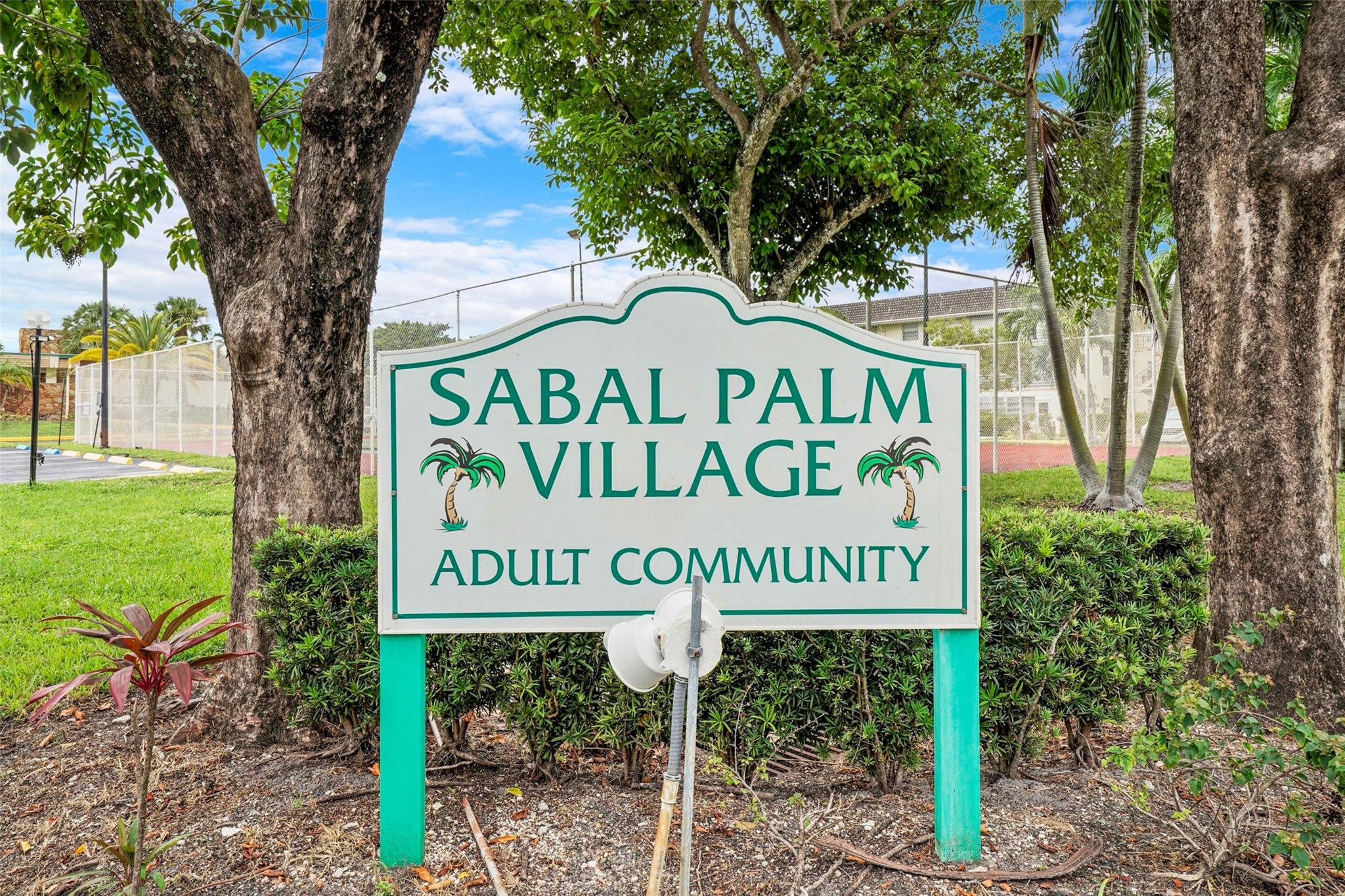 Spacious 2BD/2BA Condo in 55+ Sabal Palm Village Priced for sale! Enjoy comfortable living in this bright and spacious 2-bedroom, 2-bathroom condo located on the 3rd floor of the desirable 55+ Community at Sabal Palm Village. This home features an open-concept layout, a large living room, & a private screened balcony perfect for relaxing. The unit is finished with ceramic tile throughout and boasts a generously sized master bedroom with walk-in closet. Additional highlights include an extra storage room, plus a convenient laundry room on each floor. The community offers fantastic amenities within walking distance: clubhouse, pool, fitness center, sauna, tennis courts, billiards, and more. With low maintenance fees.