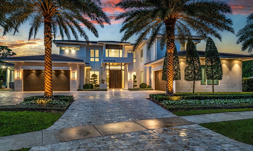 VERY RARE COMBINATION OF FURNISHED NEWER CONSTRUCTION AND CENTRAL BOCA RATON LOCATION - within 8 minutes of Pine Crest and St. Andrews Schools and world class shopping and dining at Town Center at Boca Raton. Custom built in 2019 by National Custom Homes, architecture by Brenner Architecture Group, Interior design by NLI Design Studio, this 6 Bedroom, 6.2 Bath Chic Estate with 10,212Â± Total Living Square feet is sited on a stunning .53 Acre± LAKEFRONT lot in highly sought after Boca Bath & Tennis. Greeting residents with a stately double-door entrance, the grand foyer reveals artistic light fixtures, expert craftsmanship, and striking waterfront views. Extending from the foyer are the open-concept dining and living rooms, featuring expansive floor-to-ceiling impact glass sliders revealing expansive views of the backyard oasis. The generously sized kitchen is a culinary haven boasting marble countertops, top-of-the-line appliances, a WOLF Teppanyaki Module, ample custom cabinetry, a butler's pantry, and two large chef's islands. Showcasing vaulted ceilings, a sprawling fully built-out walk-in closet with dedicated shoe storage and built-in dressers, and a sitting area with panoramic waterfront views of the residence's backyard paradise, the primary suite provides tranquility and privacy in this true split first-floor layout. The luxuriant en suite bathroom boasts elegant marble tile with complementary countertops, designer wallpaper, dual floating vanities, and a large frameless glass-enclosed shower. The first floor also features a club room, private office, laundry room, and guest suite. The second floor comprises four guest bedrooms, and a wide sunlit hallway with a window seat and built-in bookshelves. The paradisal backyard sanctuary features lush landscaping, multiple covered lanais, an open-air sunning area, and an infinity pool overlooking the peaceful lake. The residence's front yard is framed by verdant palms, manicured shrubs, and Japanese blueberry trees, perfecting this beautiful estate's artistic style and refined look. 

Boca Bath and Tennis offers residents an unparalleled lifestyle, combining luxurious resort-style living with family-friendly amenities. The clubhouse offers access to a large, heated pool, a children's playground, and various sports courts. True to the community's namesake, this exclusive neighborhood features eight Har-Tru tennis courts with six covered pavilions as well as Pickle Ball.

DISCLAIMER: Information published or otherwise provided by the listing company and its representatives including but not limited to prices, measurements, square footages, lot sizes, calculations, statistics, and videos are deemed reliable but are not guaranteed and are subject to errors, omissions or changes without notice. All such information should be independently verified by any prospective purchaser or seller. Parties should perform their own due diligence to verify such information prior to a sale or listing. Listing company expressly disclaims any warranty or representation regarding such information. Prices published are either list price, sold price, and/or last asking price. The listing company participates in the Multiple Listing Service and IDX. The properties published as listed and sold are not necessarily exclusive to listing company and may be listed or have sold with other members of the Multiple Listing Service. Transactions where listing company represented both buyers and sellers are calculated as two sales. Some affiliations may not be applicable to certain geographic areas. If your property is currently listed with another broker, please disregard any solicitation for services. Information published or otherwise provided by seller, listing company or its representatives is deemed reliable but are not guaranteed and subject to errors, omissions, or changes without notice. Copyright 2024 by the listing company. All Rights Reserved.