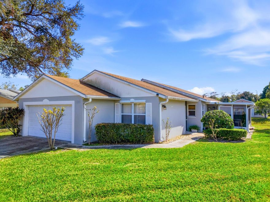 West Palm Beach CBS waterfront home under $350,000! Enjoy the Florida lifestyle in an all-ages gated community on a private cul-de-sac. Entertain in the open living and dining area featuring vaulted ceilings, tile floors, and a spacious dark wood kitchen with granite counters. Home can be delivered turn-key with furnishings included at no additional charge. Parking is plentiful with a true two-car garage plus extended driveway. Relax on the private patio with wide water views and no rear neighbor windows. Centrally located near schools, downtown WPB, I-95, and the Turnpike for easy commuting throughout Palm Beach County. Community & Location Supplement (Buyer Information Sheet)
Live in the Heart of Palm Beach County
Central Palm Beach County is one of South Florida's most desirable locations because everything is within easy reach. From this home, you can be in Downtown West Palm Beach within minutes enjoying restaurants, waterfront events, and nightlife, or commuting easily throughout the county thanks to quick access to both I-95 and Florida's Turnpike. Whether heading north or south for work or leisure, the central location saves valuable time every day.

Minutes to Beaches, Parks & Outdoor Lifestyle
Palm Beach County is known for its natural beauty and outdoor lifestyle. Within a short drive, residents enjoy world-class beaches, waterfront parks, boating, kayaking, fishing, and walking trails. The area offers countless opportunities to enjoy sunshine year-round, from morning beach walks to sunset waterfront dining and weekend outdoor festivals.

Shopping, Dining & Everyday Convenience
Living in central West Palm Beach means shopping, dining, and everyday services are all nearby. Major retail centers, grocery stores, medical facilities, entertainment venues, and local restaurants are only minutes away, making daily errands easy while still enjoying the quiet privacy of a residential community.

Easy Airport & Travel Access
For travelers or seasonal residents, Palm Beach International Airport is only a short drive away, offering convenient domestic and international flights. Cruise ports, Brightline rail service, and major highways are also easily accessible, making travel throughout Florida and beyond simple and convenient.

Palm Club Community & Nearby Schools
Palm Club offers residents a gated entry, peaceful cul-de-sac streets, and attractive waterfront surroundings in a centrally located West Palm Beach neighborhood. The community provides convenient access to nearby public and private schools, parks, and recreational facilities, making it attractive for year-round residents, seasonal owners, and investors alike.