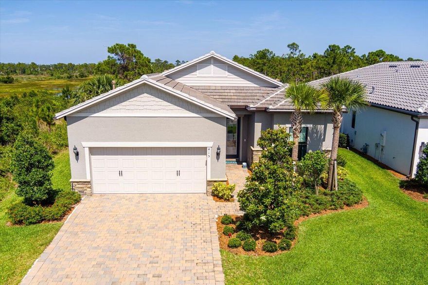 Nestled on a private preserve lot, this impeccably upgraded newer home offers resort-style living with custom details throughout. With 3 bedrooms, 3 bathrooms, and a versatile den, this open-concept floor plan is flooded with natural light and high-end finishes. Enjoy indoor-outdoor living with a zero-corner sliding glass doors that open to a custom pool and spa, surrounded by lush/tranquil preserve views- a private oasis. The gourmet kitchen is a showstopper, complete with upgraded stainless steel appliances, granite countertops, soft-close cabinetry, and a large center island perfect for entertaining. The primary suite showcases a luxurious extended shower, dual vanities, and a spacious walk-in closet. With elegant crown molding, upgraded lighting and tile for a cohesive look throughout
