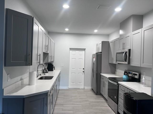 Homebuyers and Investors! This beautiful 2022 newly built 4/2 home with NO HOA, located in the heart of Deerfield Beach can be yours, nothing needs to be done. Has laundry room, and huge fenced in backyard, enough room for extension or pool. Porcelain tiles throughout, shaker cabinets, beautiful Quartz countertops. Impact doors and windows. Huge family room. Minutes from Mizner Park. All major highways, fine dining and entertainment. Don't miss this one, it will not last. It's currently being rented for 3,650, lease ends September 15th 2025. 24 hour notice as tenants are there.