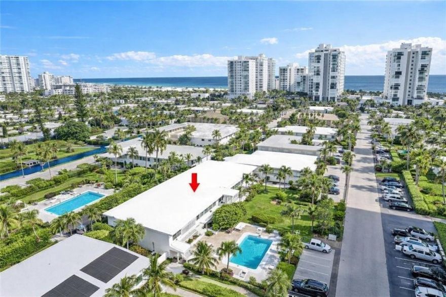 Updated first-floor unit just minutes to the beach, offered furnished and turnkey. This one bedroom, one bath condo has been tastefully renovated into a bright beach retreat and is located steps from Pompano’s beach, dining, and shopping. The unit overlooks the garden and pool area and features hurricane impact glass throughout. No land lease or recreation lease. All-ages community with a maximum three-month lease policy, making it suitable for both seasonal and full-time use. Ideal as a beach getaway, primary residence, or low-maintenance second home.