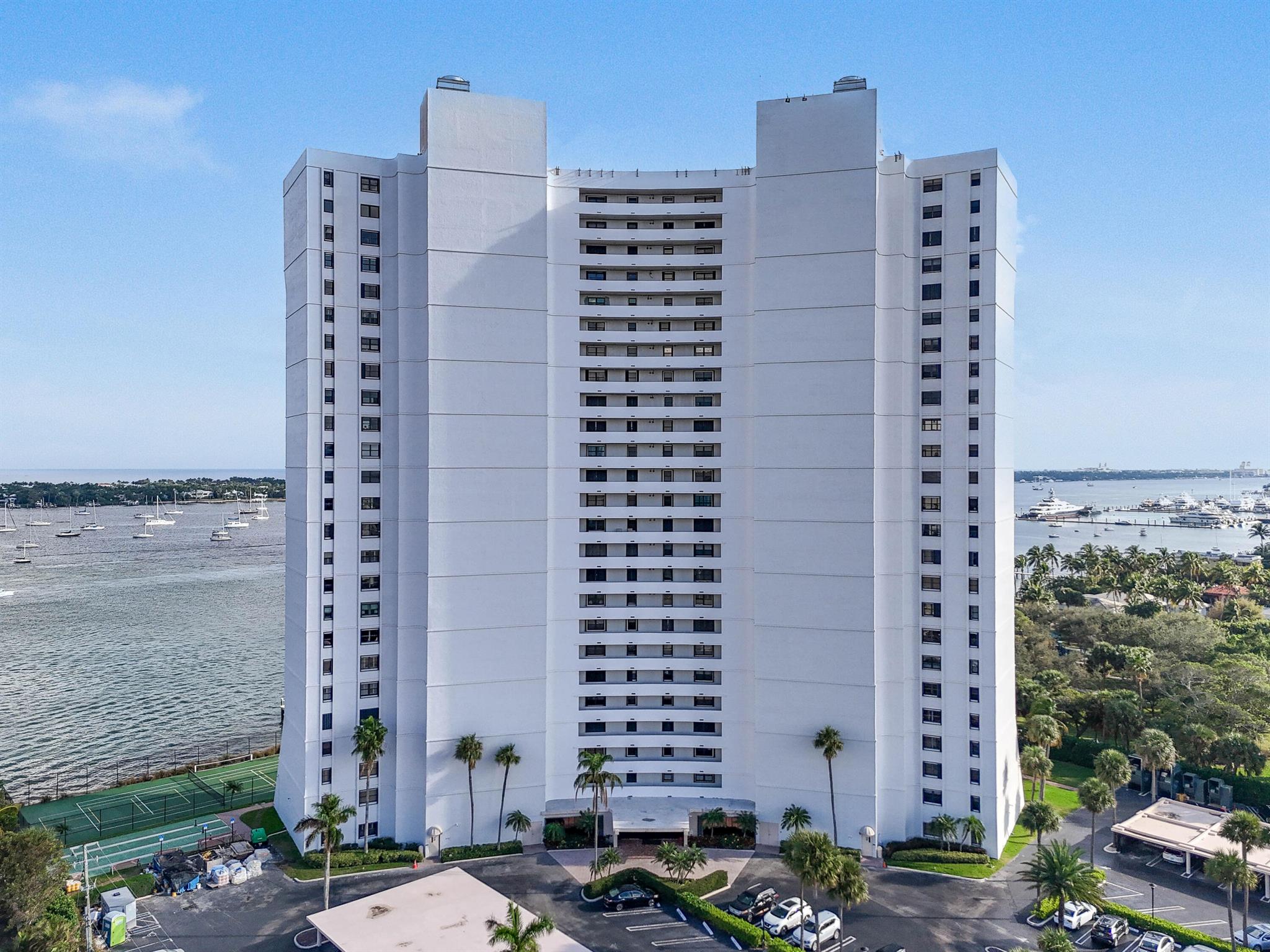 FINALLY --the beautiful Intracoastal view is open! All assessments are fully paid by the seller, so you can simply move in and wake up to serene waterfront vistas from this 2-bed, 2-bath condo offered at exceptional value. With a spacious layout, the open kitchen features granite countertops, ample cabinetry, and stainless steel appliances. A new AC adds comfort and peace of mind, while ceramic tile flooring in the living areas enhances durability. Every room opens to the balcony, creating an indoor-outdoor living with expansive Intracoastal views, and a refreshing cross-breeze throughout. Resort-style amenities and on-site management ensure a luxury lifestyle. This is a rare opportunity to own in a sought-after location, surrounded by some of WPB's most exciting development and growth.