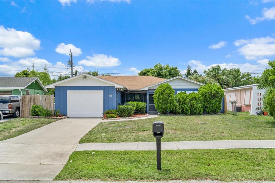 Your opportunity to live in Jupiter has arrived! This 3 bedroom 2 bathroom single family house is located in a desirable and rare no HOA community. It is on one of the quiet streets, not on the main road. It features a 1-car garage, updated lighting throughout the house, updated kitchen cabinets and a large utility room that can be used to expand the kitchen or as an extra bedroom or home office. This house sits on a nice size lot that provides lots of privacy and enough space for family gatherings, a playground for the kids, or a fenced area for your furry friends. This house is also centrally located in Jupiter. Your next home will be less than 3-4 miles away from the amazing Jupiter Beaches, Harbourside, Jupiter Lighthouse, Cinquez Dog Park, Carlin Park, Abacoa, Roger Dean Stadium, I95, Florida Turnpike, and the many supermarkets, shopping centers, and restaurants in Jupiter. As if this was not enough, you will live in one of the best school zones in all of Palm Beach County.
BONUS!: The house is wired up to a 100 Lb generator that powers the whole house. 
Come check it out before it's gone!