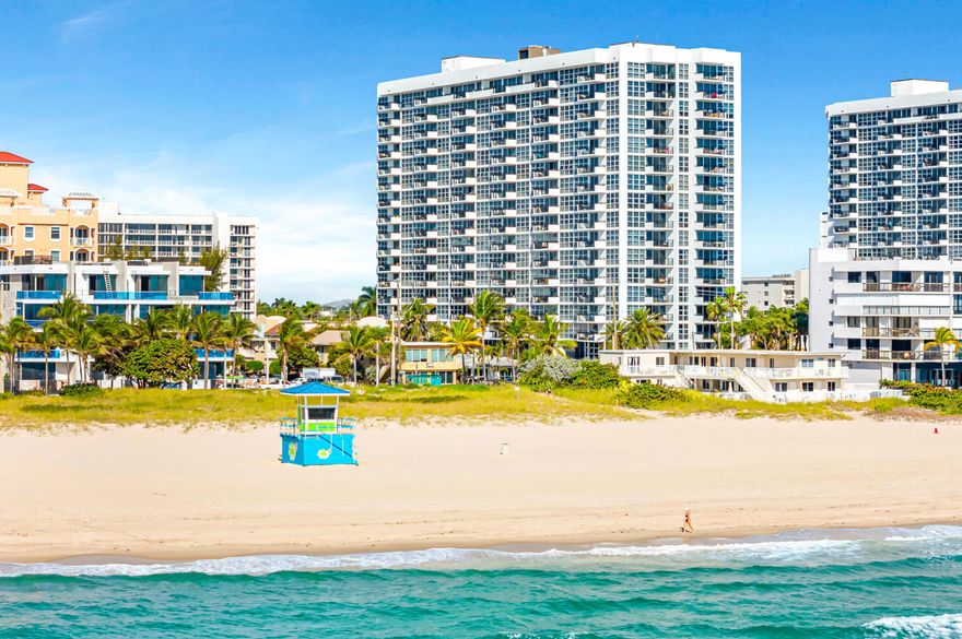 Welcome to coastal living at its finest in this beautifully positioned 2-bedroom, 2-bath residence at 525 N Ocean Blvd. Perched on a higher floor, this light-filled condo offers stunning ocean views from both bedrooms and the main living area, creating a seamless connection to the water from every angle.  Enjoy your private, south-facing balcony where you can soak in the sun throughout the day and unwind with the ocean breeze. The layout is both functional and inviting.   Located in the heart of Pompano Beach, you're just moments from pristine beaches, dining, and entertainment, while still enjoying the tranquility of an oceanfront setting.