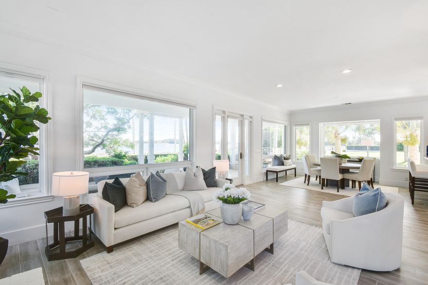 Recently renovated 4 Bedroom 4.5 bath waterfront home with amazing Intracoastal views on South Flagler Drive.  Entertain and dine al fresco on the deep wraparound porches facing the Intracoastal on the first and second floors, or from in the wonderful screened in porch off the family room, overlooking the pool.  This home features an exercise/Office/bonus room off the garage at the rear of the property.  Dock permit in process. DISCLAIMER: The written and verbal information provided including but not limited to prices, measurements, square footages, lot sizes, calculations and statistics have been obtained and conveyed from third parties such as the applicable Multiple Listing Service, public records as well as other sources. All information including that produced by the Sellers or Listing Company are subject to errors, omissions or changes without notice and should be independently verified by any prospect for the purchase of a Property. The Sellers and Listing Company expressly disclaim any warranty or representation regarding all information. Prospective purchasers' use of this or any written and verbal information is acknowledgement of this disclaimer and that Prospects shall perform their own due diligence. Prospective purchasers shall not rely on any written or verbal information provided when entering a contract for sale and purchase. Some affiliations may not be applicable to certain geographic areas. If your property is currently listed, please do not consider this a solicitation. In the event a Buyer defaults, no commission will be paid to either Broker on the Deposits retained by the Seller. "No Commissions Paid until Title Passes." Copyright 2019 Listing Company. All Rights Reserved.