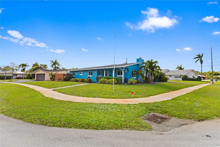 Located in the desirable Jenada Isles, this updated 4-bedroom, 3-bath home sits within a security-gated, camera-monitored neighborhood on a huge double lot. Major upgrades include a new roof (2025), fresh exterior paint (2025), high-impact windows and doors, new plumbing and electrical (2018), A/C and tankless water heater (2019), and a new pool pump/filter (2024). The home features three updated bathrooms, covered patio, a fireplace, WiFi sprinkler system, EV charger, and an 8’ x 10’ storage shed. Thoughtfully improved and move-in ready, this home offers comfort, efficiency, and peace of mind in one of Wilton Manors’ most sought-after neighborhoods.