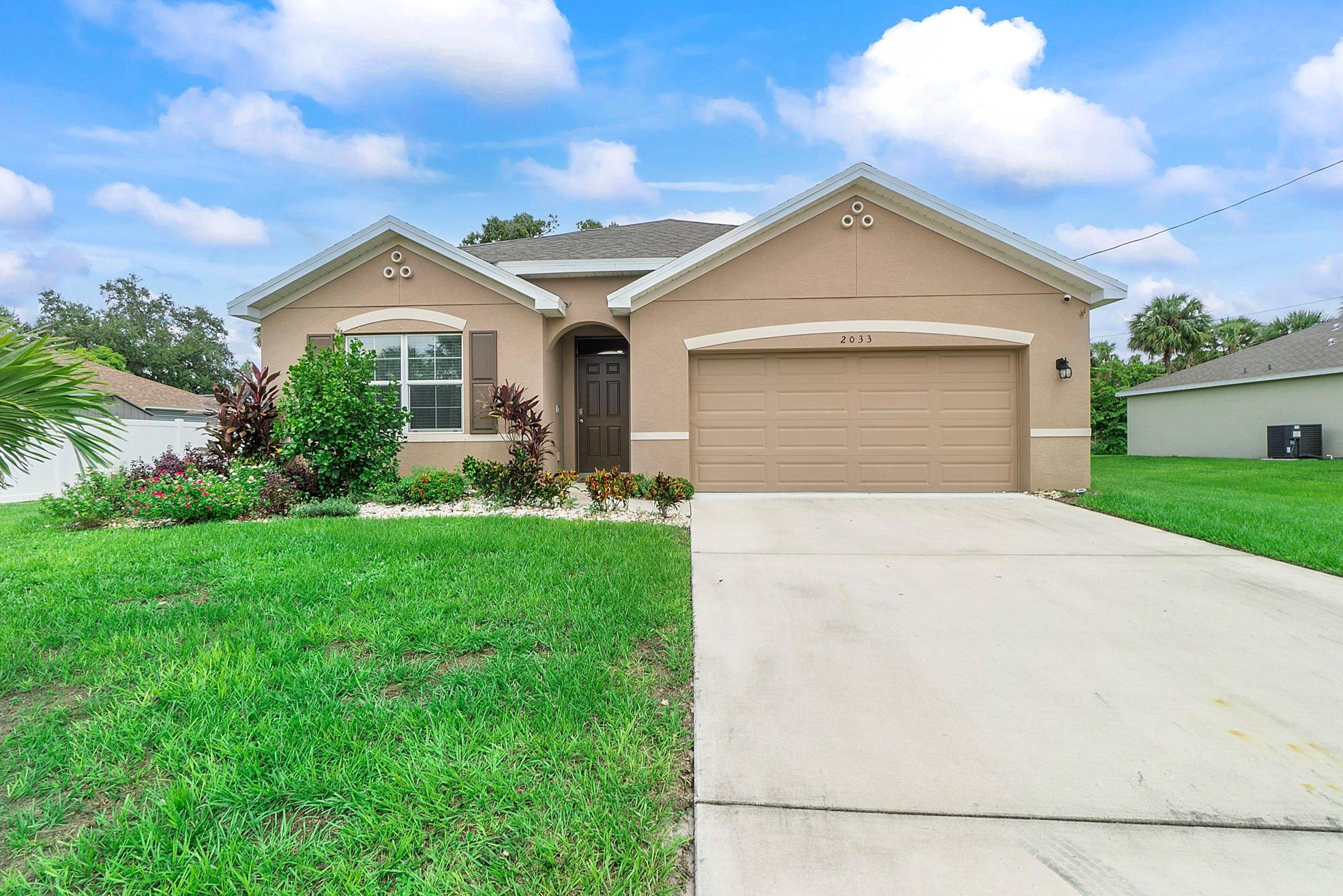 Barely lived in! Beautifully fully furnished home <very clean!> on quiet street located close to Traditions shopping and dining.(not a cut through street!) Large kitchen with barstools. Walking distance to boat ramp and park. Home features 2 car garage and driveway. Private backyard with patio set. 4th bedroom is set up as an office. Home is a triple split (3 different bedroom areas) If you are also looking to rent a 2023 Ford Edge, the vehicle is available for a rent per mile option as well. Details may be discussed further. Sorry, no cats. AVAILABLE SEPT 1- JAN 31, 2026