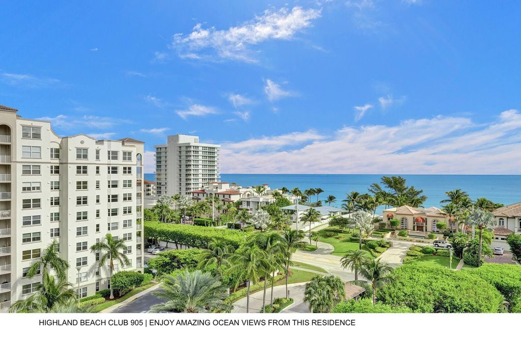 Photo of 3606 S Ocean Boulevard #905, Highland Beach, FL 33487 (MLS # R11127633)