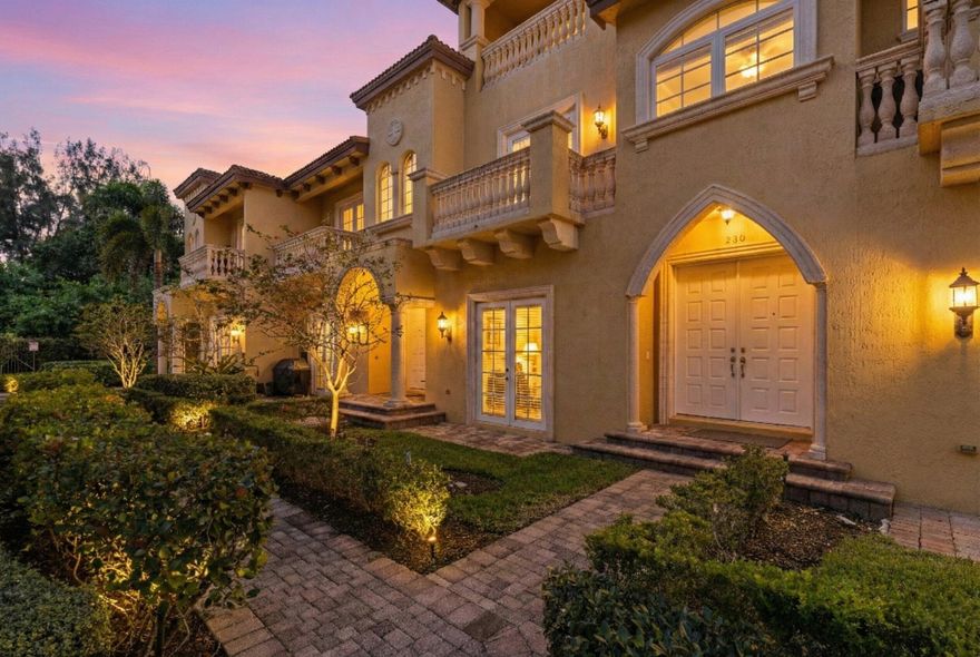 ABSOLUTELY GORGEOUS FULLY RENOVATED 3-STORY TOWNHOUSE | PRESTIGIOUS TUSCANY VILLAGE | WALK TO POOL | Grand Foyer | Bright Open Floor Plan | LED Recessed Lighting | Impressive 12' Volume Ceilings | Private Balcony | Solid Core Doors | Elevator | Eat-In Kitchen with Oversize Breakfast Bar/Island | Quartz Counters | 42'' White Wood Cabinets | S/S Appliances | Primary Suite w/ Private Balcony & Sitting Area | Tray Ceilings | Custom Walk-In Closet | En-suite Dual Sink Vanity | Jacuzzi Tub | Bonus Loft & In-Home Office | Hurricane Impact Windows/Doors | 2-Car GA Plus Storage | Resort-Like Amenities, Pool, Clubhouse, Security Gate, Walking Paths, Natural Preserve | Top A+ Rated Schools | AC 2019 & 2005 | Roof 2006 | WH 2005 | PRESENT ALL OFFERS!