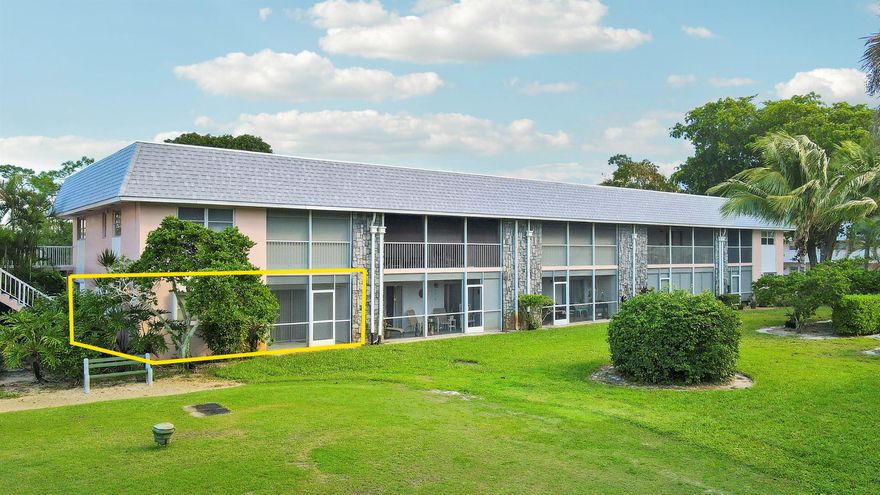 This 2 Bedroom 2 Bath year round or seasonal END unit retreat with beautiful golf views is located in a 55+ Community adjacent to Jonathan Dickenson State Park to the north and close to everything to the South. Shopping, Entertainmet, Ocean, Becahes, Fishing and more in the Tequesta/Jupiter area ! The community offers a 9 hole Golf Course, Tennis/Pickelball, Bocce, Swimming Pool and Clubhouse Activities ALL INCL in the HOA. Relax in a peaceful environment while enjoying all the ammenites Little Club has to offer. This unit is waiting for your personnel updates. Special Assessments have been PAID. Less than 30 minutes to Palm Beach Airport