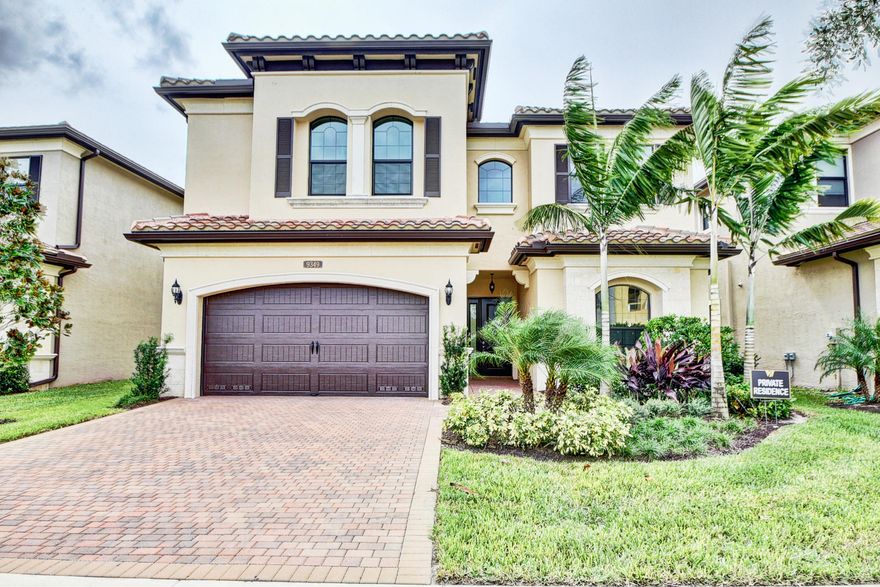 Stunning Somerset model located the sought after community of Seven Bridges.  Dramatic two story formal living room with a wet bar. Upgraded gourmet kitchen with 42'' cabinets, granite counter tops, full granite back splash, stainless steel appliances, double oven, center island, snack bar and family dining area. Opulent master retreat with a coffered ceiling, his and hers walk in closets, Roman tub, dual sinks and a walk shower. Bedroom #3 has a en-suite bath and walk in closet. Covered patio overlooks the large yard and has a lovely lake view. This home also features a formal dining room, loft, porcelain flooring, wood flooring and impact glass.  Seven Bridges is the ultimate luxury community and boasts first class amenities that include a resort style pool, tennis and a fitness center