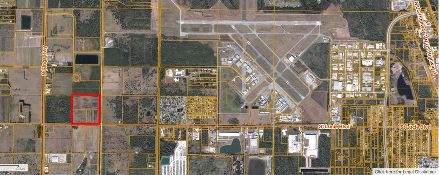 Prime future industrial land.

Currently Ag zoning with Industrial Land use

Mostly cleared

37 acres at the NW Corner of St Lucie Blvd and Taylor Dairy Rd,  City water and sewer available.