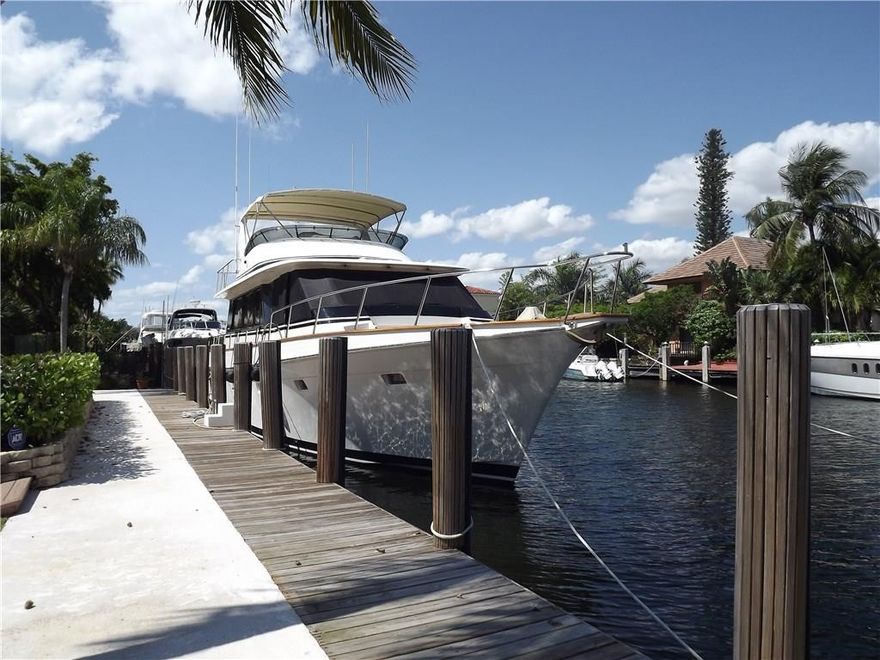 DESIRABLE SOUTH LAS OLAS ISLES - 100' DEEPWATER, NO FIXED BRIDGES ON WIDE CANAL CLOSE TO POINT AND NEW RIVER.  3 BEDROOM, 3 BATH WELL MAINTAINED POOL HOME WITH 2 CAR GARAGE.  BRIGHT & OPEN, SPACIOUS LIVING AREA.  SCREENED PATIO OVERLOOKING THE POOL & CANAL.  GREAT LOCATION CLOSE TO FAMOUS LAS OLAS BOULEVARD RESTAURANTS & SHOPS.  WALKING DISTANCE TO THE BEACH!  ALSO AVAILABLE FOR LEASE AT $5,900/MONTH.