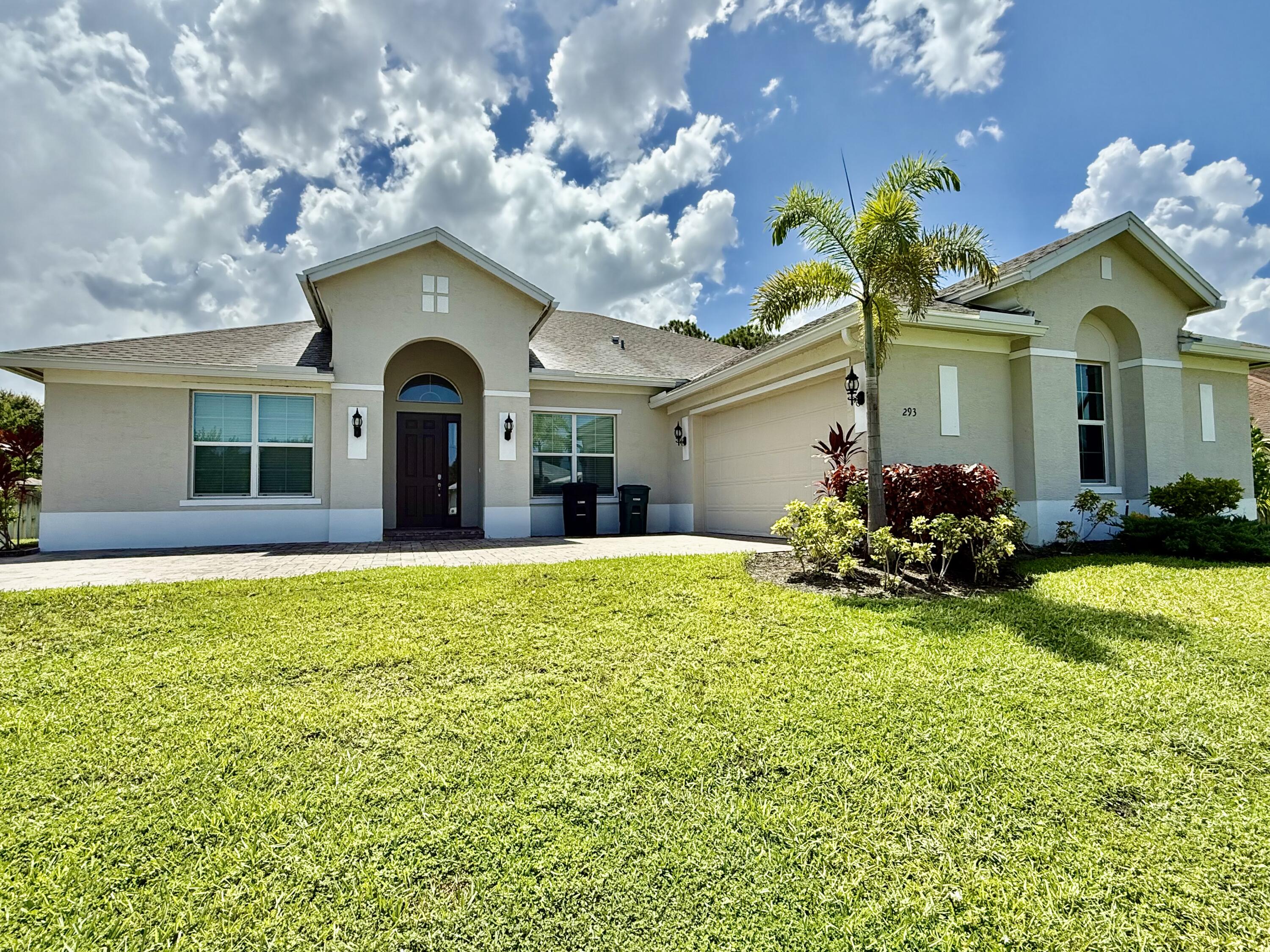 Elegant Corner 3BR/3BA Home with Den in Prime Port St. Lucie Location!Discover this charming and spacious 3-bedroom, 3-bathroom home with a flexible den/office (can be used as a 4th bedroom) and a 2-car garage, fenced. perfectly located near the Florida Turnpike, I-95, top-rated schools, and Cleveland Clinic Hospital.This beautiful residence features tile flooring throughout, a bright open-concept kitchen, and a thoughtful layout ideal for families or professionals seeking space and comfort. The versatile den provides the perfect space for a home office or guest room.
