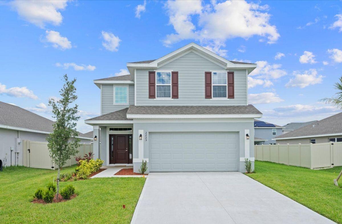Huge price reduction!! Save on all Move-In Ready Inventory Homes. Flex Cash Promotion. Seller paid closings costs w/approved lender. Don't miss out on this very limited opportunity. *ONLY $1000 DEPOSIT, FLEX CASH PROMO & ALL CLOSING COSTS PAID when using approved Lender. *Sample Photos, colors and features may vary*. This 2-Story Home will have TILE in the main living areas. 4 bed/ 2.5 bath home, equipped with a half bath on the main floor, White Cabinets, Covered Lanai w/preserve views for added privacy. New home warranty included. LOCATED in the Sought After Area of GATLIN PINES, close to all local shops, restaurants, Tradition Parkway, and easy access to I-95.Results: 1 Selected: 0