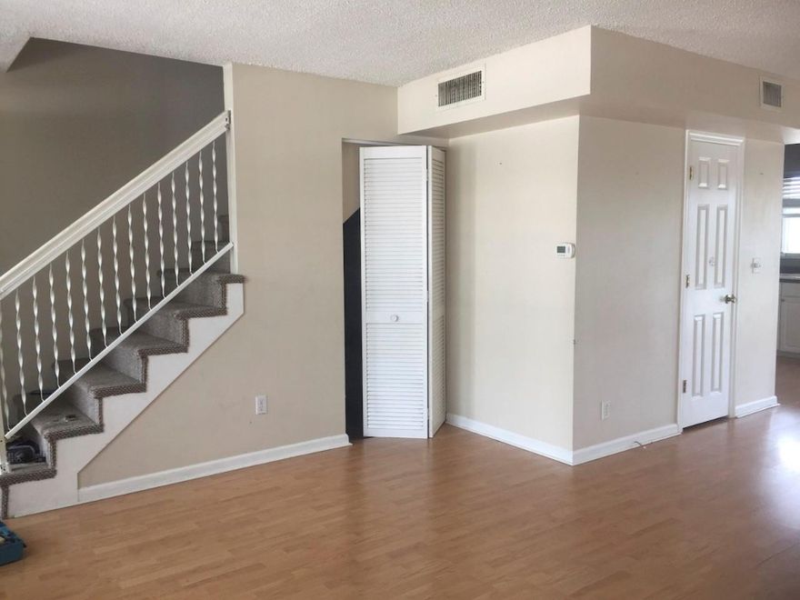 Very Spacious two story townhome only 1.4 miles to beautiful Deerfield Beach. Rented for $2,000 per month until 12/31/2023. It can be rented right away. Laminate and carpet flooring, two balconies, large bedrooms, washer and dryer in unit, small complex close to shops, restaurants, transportation, highways, the beach and more, lots of closet space. New roof in 2018, concrete restoration, paint, and extensive exterior remodel already completed. Seller will pay all current assessments in full at closing. Cash only.