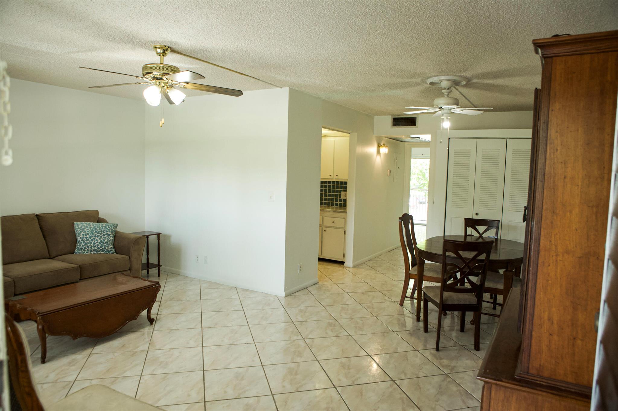 Fantastic 55+ Community! Enjoy convenient courtesy bus transportation in this wonderful one-bedroom, one-and-a-half-bathroom unit. Features include tile floor throughout and screened in balcony. Building includes laundry room, mail room and added storage space right by the elevator. Take advantage of the clubhouse, pool, spa, theater, gym, Oasis on the Green Restaurant and golf course. With 24/7 security, your comfort and safety are prioritized. Minimum credit score of 650. Monthly HOA charge is $326.52 and monthly Recreation fee is $270.76. Come experience the best of community living!