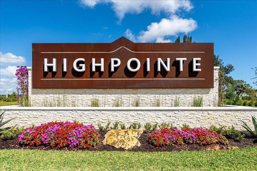 Attention nature and wildlife lovers!  4/3 Highpointe ESTATE home with upgrades galore.  Home features rare 4 foot extension of 3 car garage with gorgeous epoxy floors so your extended garage looks like an extension of your beautiful home.  Interior walls, baseboards, trim and doors have been repainted with high quality, easily maintained Sherwood Williams paint.  Screened in patio PLUS over 20 feet of additional private outdoor paver patio space.  Upgraded tropical landscaping overlooks nature filled wetlands full of native trees and plants attracting all the natural wildlife right behind your home.  Upgraded built in kitchen delights with all shiny Kitchen Aid appliances.  Tons of builders upgrades as well as upgrades not offered by​​‌​​​​‌​‌​​​‌‌​​​‌‌‌​​‌​​‌‌​​​​ builder.