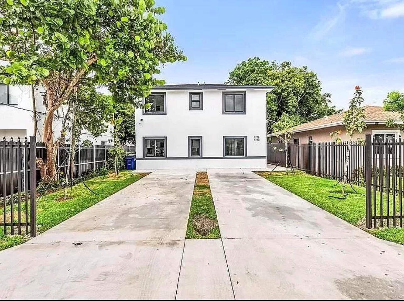 Newer Construction Duplex, built in 2023 the heart of Miami! The property has two 3-bedroom, 3 bathroomunits, each unit with their own tankless water heater & laundry room. Central location, close to transportation and highways. 2 parking spaces per unit! Each unit rented out at $3,200 & $3,300/mo. Perfect opportunity for investors seeking strong rental income from a low-maintenance, newer asset. The property is fully fenced and features separate electric meters, modern kitchens with stainless steel appliances, and tile flooring throughout.