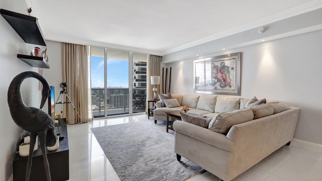 Photo of 1830 S Ocean Drive #3703, Hallandale Beach, FL 33009 (MLS # B26080990)