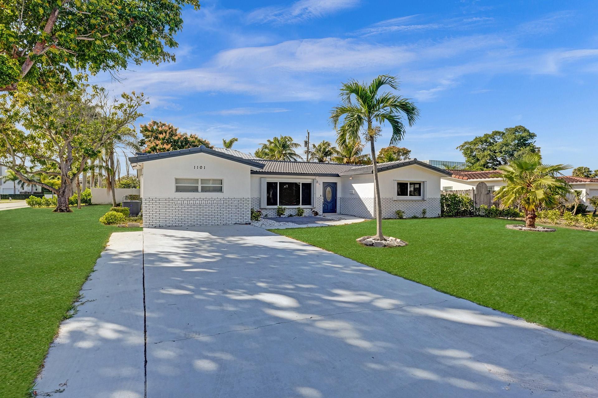 No HOA, move in right away with a quick background check and owner approval. Move in ready home in the highly desirable Golden Triangle neighborhood. Walking distance to Mizner Park and all the shops, restaurants, & nightlife in downtown Boca Raton! Minutes from the water and The Boca Raton Resort. This is the least expensive rental in the neighborhood. Featuring stainless steel appliances in the kitchen, washer & dryer inside the house. AC & water heater are less than 1 year old. Travertine marble floors throughout the home. Impact windows & doors with accordion shutters for extra protection. Backyard is fenced. Long driveway can fit plenty of cars. Easy to show, owner requires first, last & security and Owner will pay for lawn maintenance.