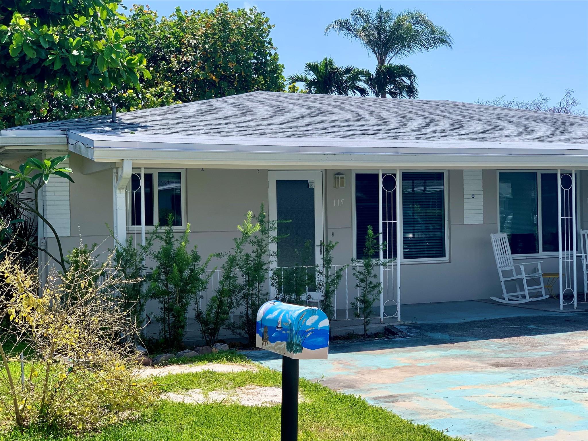 Freshly painted, spacious unit with 2 bedrooms and 2 bathrooms located east of Us1, near airport, beaches, restaurants and shops. The unit 117 has a fenced-in backyard, impact proof windows, a private separated laundry room that leads out to the beautiful back yard. A very comfortable, spacious kitchen (gas stove) and an open space for the living room area. Fast tenant process. PLEASE read Broker remarks to contact Agent for showings.