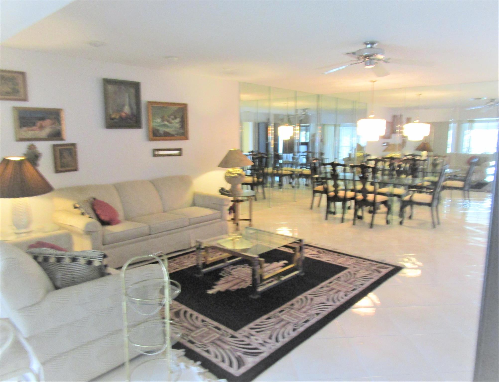 Welcome to the Pines of Delray North, an active age restricted community conveniently located just minutes from the bustling downtown Delray's Atlantic Ave. and its award-winning beach, yet close to major roads, shopping and Caloosa park. The community boasts two clubhouses, two pools, spa, tennis courts, pickleball, billiards and an active clubhouse. This sought-after Deluxe model is the most spacious of the two-bedroom floor plans in the Pines. Tiled throughout with large eat in kitchen, lots of closets, washer, dryer, and garden view from your screened in lanai. A/C unit is just three years old. 24/7 gated community with an on-site management office. Offered turnkey-just bring your​​‌​​​​‌​‌​​​‌‌​​​‌‌‌​​‌​​‌‌​​​​ toothbrush!