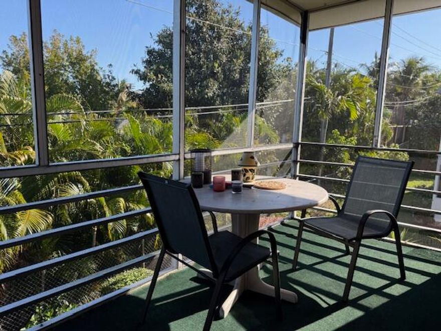 BEST PRICE! Time to buy your own home in desirable Murry Hills!  Just bring your toothbrush! Beautiful 1/1 2nd floor unit with extra windows, private  screened balcony. All furnished .Close to stairs. Bldg. 16.Must see unit!