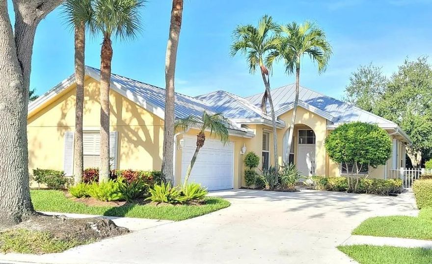 Available NOW! This Hampton Model home in the 24-hour gated community of The Meadows offers the perfect balance of comfort, elegance, and convenience. Available furnished or unfurnished, this 3B, 2B features Plantation Shutters, Crown Molding, Hunter Fans, and French Doors. The sunlit Florida Room opens to a private, backyard with vine-covered walls; n ideal space to relax or entertain. The eat-in kitchen includes Corian counters and newer appliances while three skylights and west-facing exposure fill the home with natural light. A two-car garage, Top-rated school district, close to golf courses, shopping, dining, and Beaches, with easy access to I-95 and FL Turnpike, this home is perfect for both seasonal and year-round living.
Move-in ready and beautifully maintained.