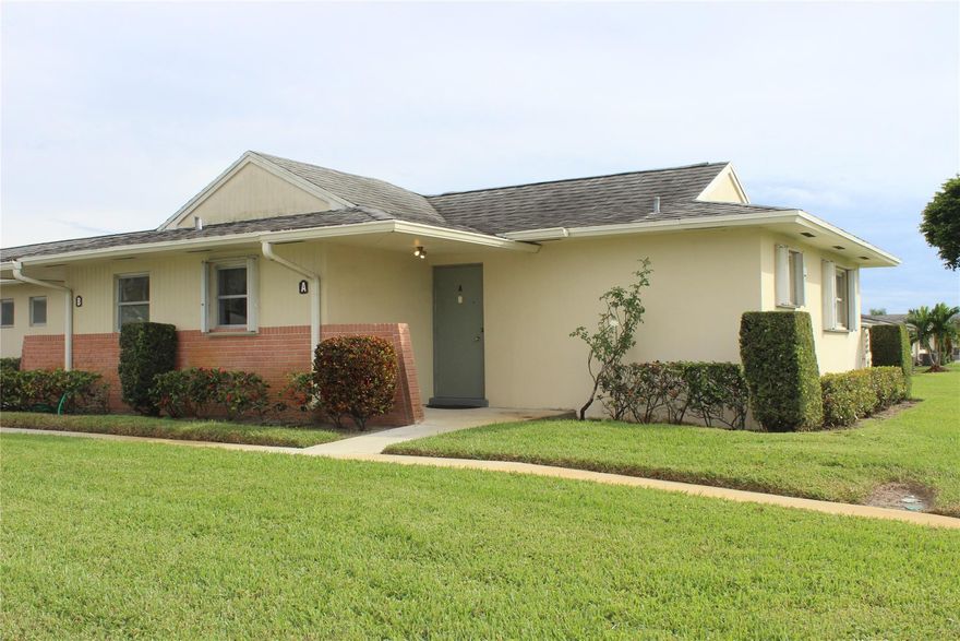 THIS VILLA 1/1 IS LOCATED IN A 55+ COMMUNITY. Great condition and ready to move in, updated kitchen with granite counter tops and newer appliances. Tile and laminate wood floors and updated bathroom. and enjoy the great amenities in the community, this unit is very close to the pool and club house.

 All information on the MLS for this listing is deemed reliable but not warranted or guaranteed & is subject to errors, omissions & changes without notice. Buyers, Tenants & Agents must verify all information on the features & floorplans. All affiliated offices of the listing brokerage are NOT liable for accuracy.