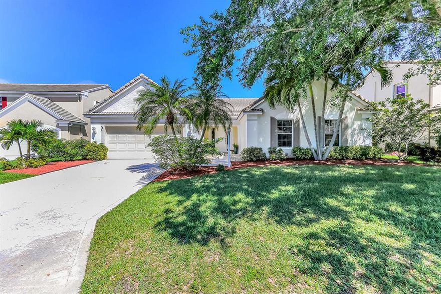 The sellers have spared no cost with over $75K in renovations plus NEW ROOF ($24,500 in 2015).This stunning home offers an open floor plan & new tile in living areas. Oversized fenced yard w/screened in pool/spa, baby gate plus covered patio. Gorgeous matching  quartz  countertops in renovated kitchen & bathrooms. Gourmet kitchen with newer upgraded stainless steel appliances, tile backsplash & upgraded cabinets. Master bath has been beautifully renovated w/high pressure shower head & oversized shower, newer double sink vanity & floating tub. The guest bathroom has been completely renovated. Extra features include newer wood laminate flooring in bedrooms, new tankless water heater, accordion shutters & faux fireplace. Manned gated community w/resort style amenities. ''A'' rated schools Nice smaller and quiet community within Winston Trails.