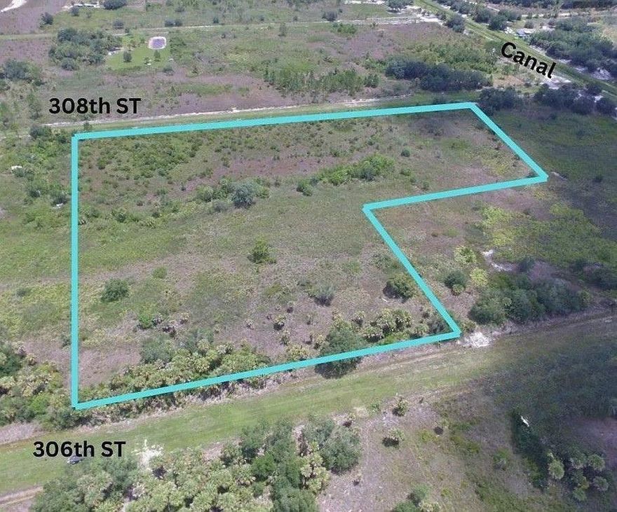 Discover 10 acres in the desirable Viking/Prairie area, offered as 8 adjoining lots sold together—a rare opportunity for space, privacy, and long-term potential. This property includes 5 lots along 308th and 3 lots along 306th, with culvert access already in place on 306th for easy entry. The land is partially cleared, giving you a head start on future improvements while still offering natural privacy and flexibility. Perfect for those seeking freedom and flexibility, this land allows animals, recreational vehicles, and all your outdoor toys. With the ability to apply for an agricultural exemption, the property is ideal for farming, grazing, homesteading, or simply creating your own private rural retreat. Whether you're looking to build, invest, or enjoy wide-open space, this 10-acre package offers endless possibilities in a peaceful, fast-growing area of Okeechobee County.