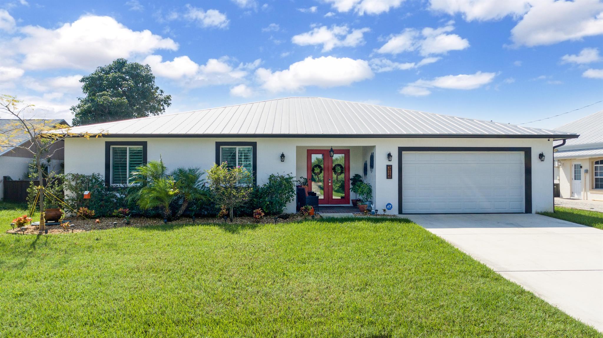 Welcome Home! This exquisite waterfront property offers unparalleled views and an unbeatable location in one of Port St Lucie's most desirable communities. With unobstructed views of the navigable waters, dock, and boat lift right from its expansive windows, this home's open concept boasts over 2700 square feet of liv. space with 4 beds, 4 baths, and gourmet kitchen perfect for everyday meals and entertainment. Step outside to your private oasis with large heated pool and ample space for outdoor dining and lounging. Perfect for boaters! No HOA. Pets allowed. Pool and Lawn services included! Minimal move in costs - $3000 security deposit and first month's rent!