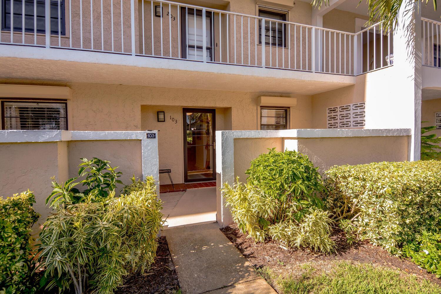 Welcome to Ocean Parks, one of Jupiter's most sought-after communities just steps from the beach, Carlin Park, and the best of coastal living! This spacious 1,520 sq ft first-floor condo offers an open and inviting floor plan with 2 bedrooms, 2 baths, and a bright living/dining area perfect for entertaining. The screened patio overlooking peaceful green space provides the ideal spot to relax and enjoy the tropical surroundings. The MBR features two walk-in closets and an en-suite bath, and the guest bedroom and en-suite bath are perfectly positioned for privacy. AC 2022, W/D 2024. With its ground-floor location, this condo combines the feel of single-level living with the ease of condo convenience. Ocean Parks residents enjoy beautifully landscaped grounds, 2 pools, and 2 clubhouses.