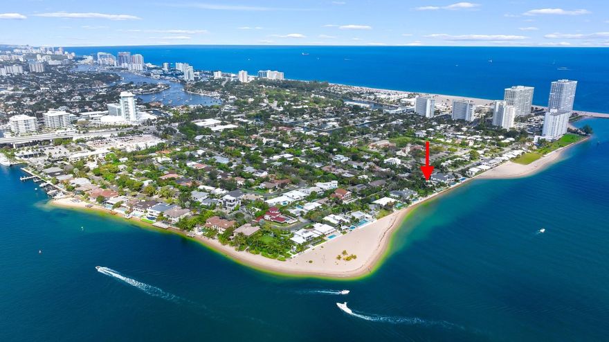 Relax poolside & enjoy world's most beautiful cruise ships and mega yachts move by your private residence in Harbour Heights directly on Port Everglades Inlet!  Panoramic 180 degree views from Atlantic Ocean east to west and south for miles! Quaint private gated communitity on the Atlantic & 5 minute walk to Ft. Lauderdale's largest beach. Close proximity to dining, shopping, entertainment and all major travel corridors.