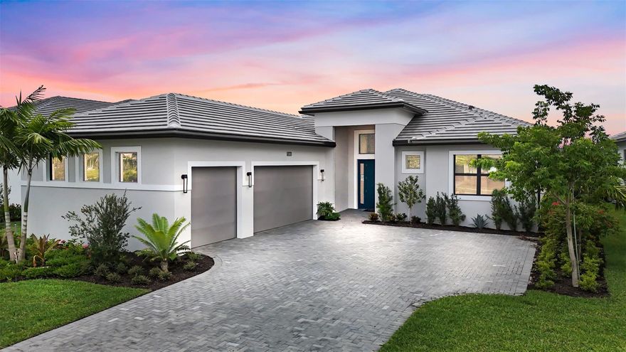 Move In Ready! Discover Cresswind Palm Beach, a premier 55+ community in Westlake, FL. Enjoy new, energy-efficient homes, an Adventure Park, dog park, and daily conveniences. Minutes from beaches, golf, arts, shopping, and dining, this vibrant neighborhood offers low-maintenance living and plenty of social, wellness, and recreational opportunities for active adults. This 3beds/3.5 baths, and 3-car garage Riley includes gas cooking in the kitchen along with a 3” thick quartz kitchen island and 2nd tier upper cabinets. Upgraded corner sliding glass door, spray foam insulation, under cabinet LED lighting, a laundry tub rough-in connection and a gas connection for a future pool heater. Disclaimer: Photos of a decorated model home are for reference only. Actual home will​​‌​​​​‌​‌​​​‌‌​​​‌‌‌​​‌​​‌‌​​​​ differ.