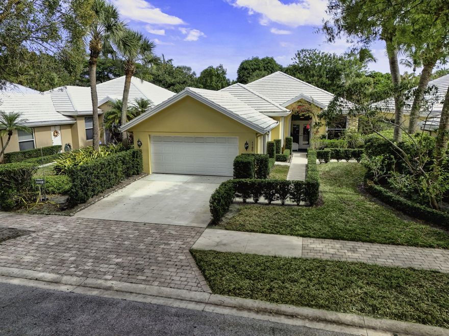 Welcome to 1180 Gator Trail in Bear Island, West Palm Beach, located in a 24/7 manned gated community with lush, tree-lined streets. This move-in ready 3-bedroom, 2-bath home is partially furnished and features spacious open living areas, 10-foot ceilings, crown molding, and surround sound throughout. The home offers a beautifully updated kitchen and bathrooms with designer brass fixtures and upgraded lighting, ideal for both everyday living and entertaining. Step outside to a stunning very private backyard overlooking the sparkling pool, perfect for relaxing or hosting guests. Bear Island is a non-mandatory membership community, with optional Golf and Social memberships available at Bear Lakes Country Club.  The HOA includes water, sewer, front yard landscaping, and access to three neighborhood park with pools, tennis courts, racquetball, and pickleball. An exceptional value for West Palm Beach homeowners. This West Palm Beach real estate opportunity is ideally located near Palm Beach International Airport, downtown West Palm Beach, the Kravis Center for the Performing Arts, the Norton Museum of Art, and the Brightline high-speed rail. Residents enjoy easy access to top-rated dining, shopping, and entertainment. This property represents a rare opportunity to own a home in one of the most desirable gated communities in West Palm Beach, offering the perfect blend of luxury, location, and low-maintenance living.
